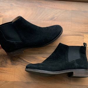 Black Suade Booties